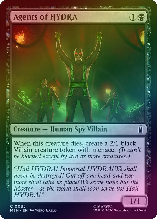 Agents of HYDRA (Foil) (MSH) (Pre-Order)