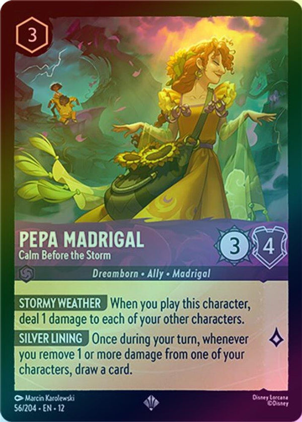 Pepa Madrigal (Calm Before the Storm) - 56/204 - Super Rare (Foil)