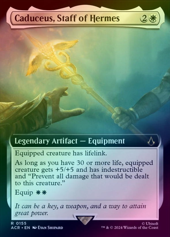 Caduceus, Staff of Hermes - Extended Art (Foil) (ACR)