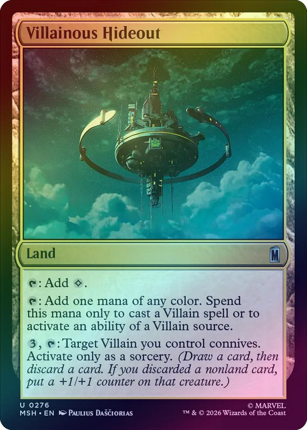 Villainous Hideout (Foil) (MSH) (Pre-Order)