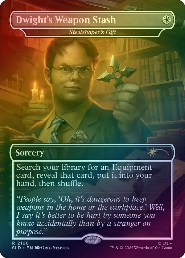 Dwight's Weapon Stash // Steelshaper's Gift - The Office: Dwight's Destiny (Foil) (SLD)