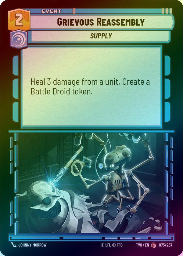 Grievous Reassembly - 073/257 - Common (Foil)