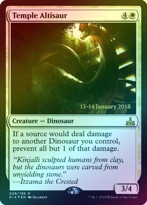 Temple Altisaur - Prerelease Promo (Foil) (PRIX)