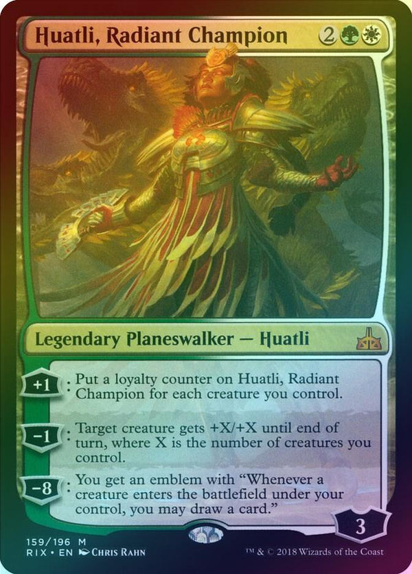 Huatli, Radiant Champion (Foil) (RIX)