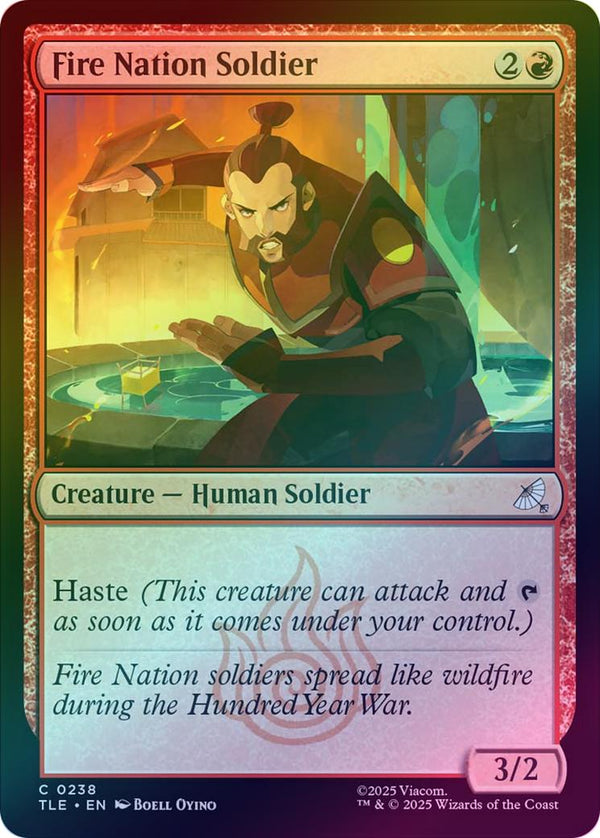 Fire Nation Soldier (Foil) (TLE)