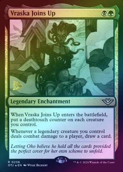 Vraska Joins Up - Prerelease Promo (Foil) (POTJ)