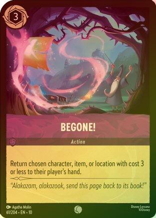 Begone! - 61/204 - Common (Foil)