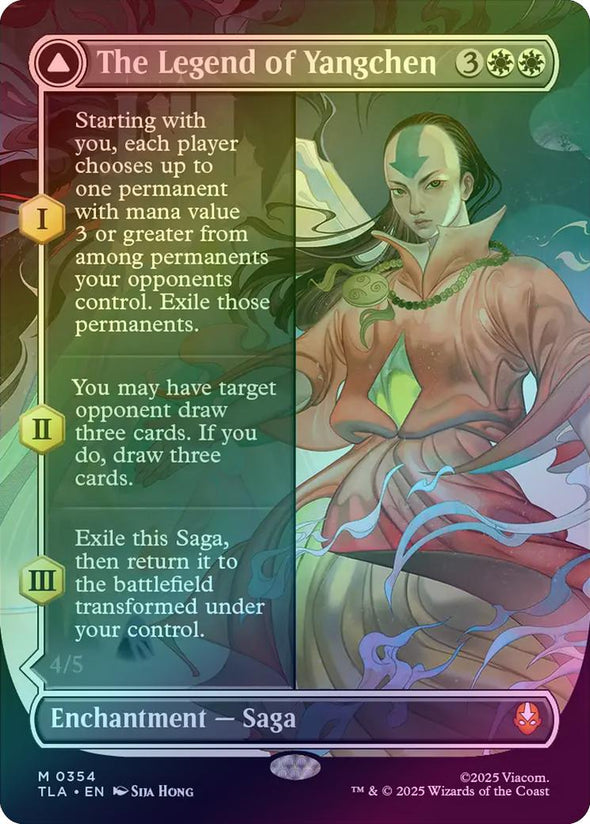 The Legend of Yangchen // Avatar Yangchen - Borderless Saga(Foil) (TLA)