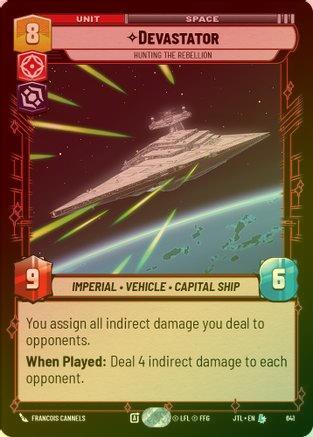 Devastator - Hunting the Rebellion - 641 - Legendary (Foil)