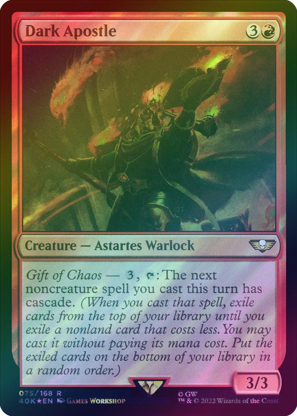 Dark Apostle (Surge Foil) (40K)