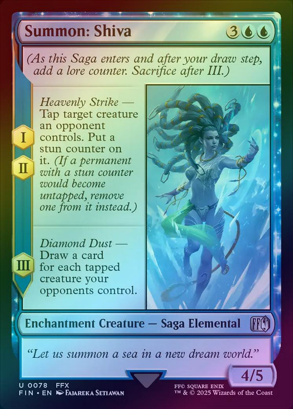Summon: Shiva (Foil) (FIN)
