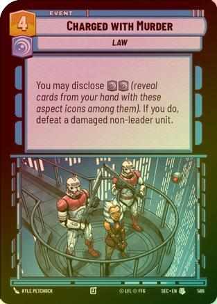 Charged with Murder (Foil) - 586 - Uncommon (Foil)