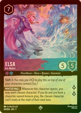 Elsa (Ice Maker) - 69/204 - Super Rare (Foil)