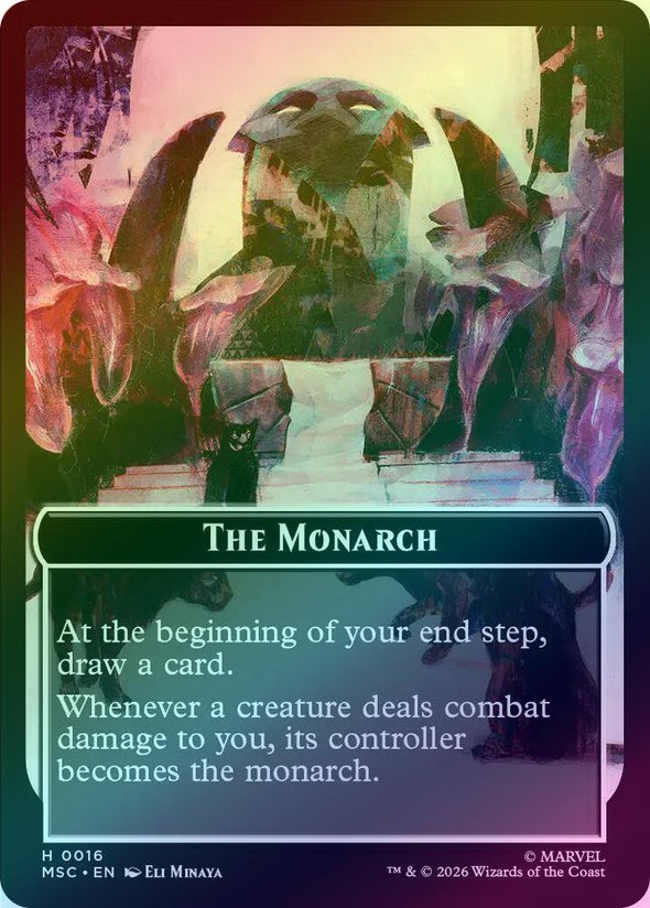 The Monarch (016) // Vibranium (031) Token (Surge Foil) (TMSC)