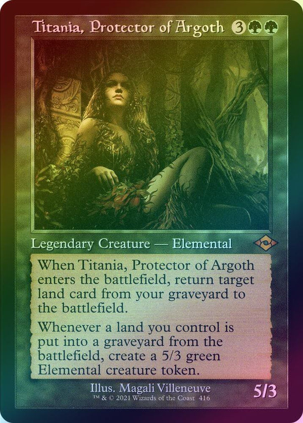 Titania, Protector of Argoth - Retro Frame (Foil) (MH2)