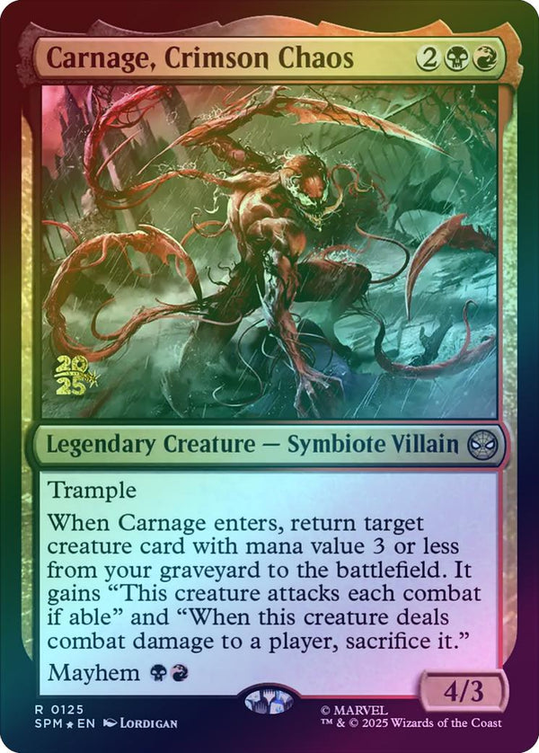 Carnage, Crimson Chaos - Prerelease Promo (Foil) (PSPM)
