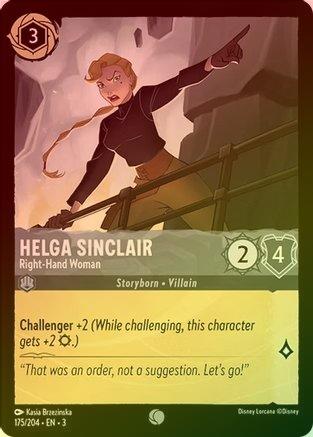 Helga Sinclair (Right-Hand Woman) - 175/204 - Common (Foil)