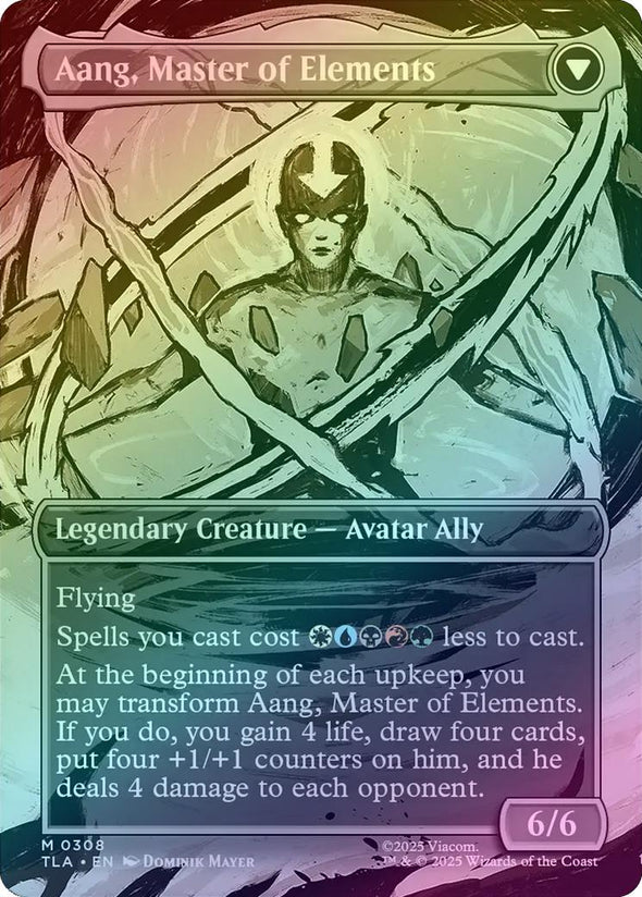 Avatar Aang // Aang, Master of Elements - Borderless Scene (Foil) (TLA)