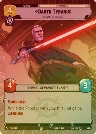 Darth Tyranus - Servant of Sidious (Hyperspace) - 971 - Special (Foil)