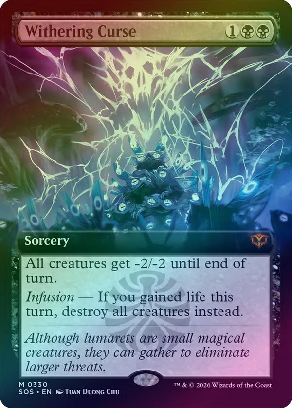 Withering Curse - Extended Art (Foil) (SOS)
