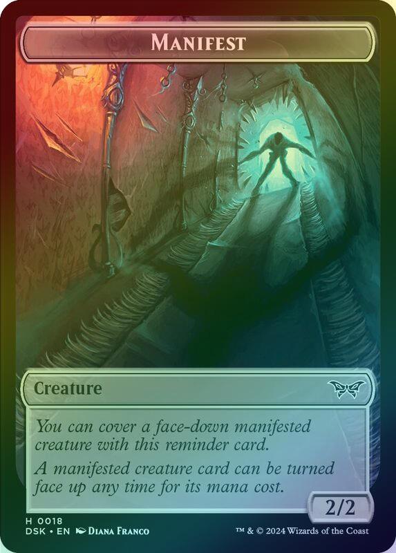 Primo, the Indivisible // Manifest Token (Foil) (TDSK)