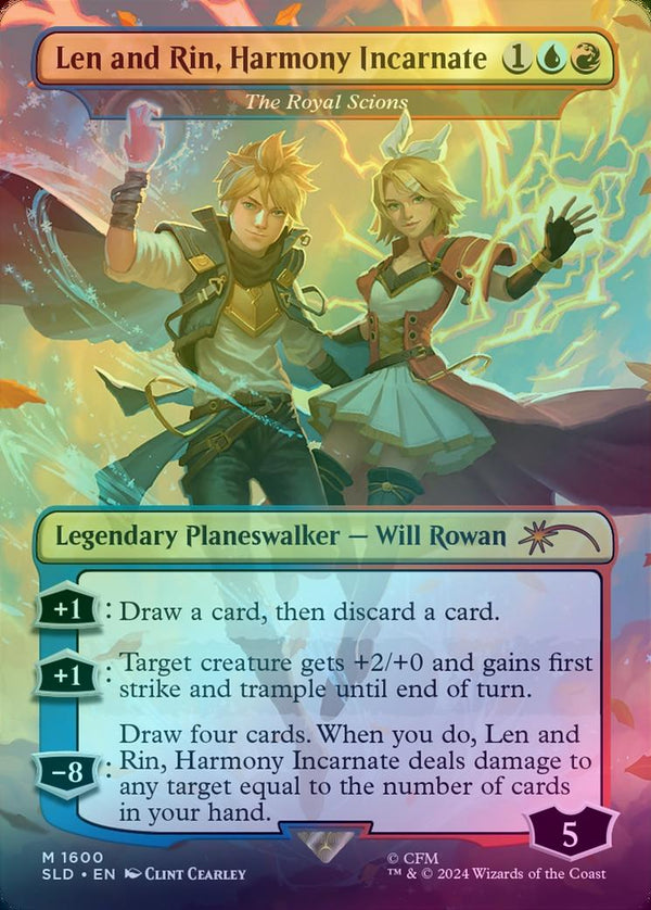 Len and Rin, Harmony Incarnate // The Royal Scions - Hatsune Miku: Electric Entourage (Foil) (SLD)