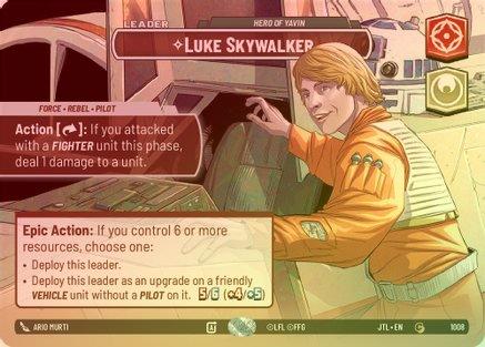 Luke Skywalker - Hero of Yavin (Showcase) - 1008 - Common (Foil)