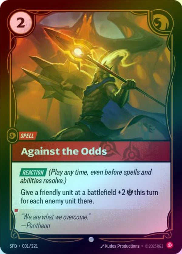 Against the Odds - 001/221 - Common (Foil)