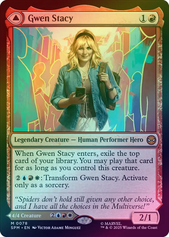 Gwen Stacy // Ghost-Spider (Foil) (SPM)