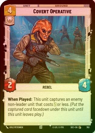 Covert Operative (Foil) - 763 - Common (Foil)