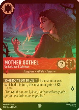 Mother Gothel (Underhanded Schemer) - 110/204 - Common (Foil)