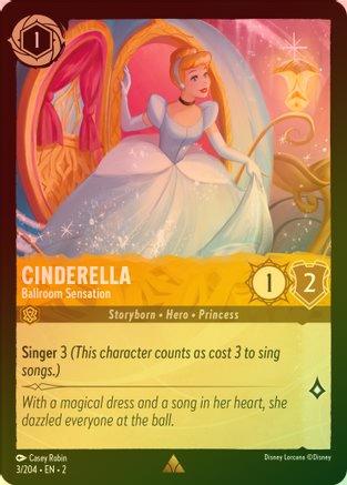 Cinderella (Ballroom Sensation) - 3/204 - Rare (Foil)