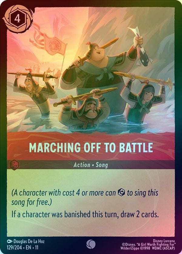 Marching Off to Battle - 129/204 - Common (Foil)