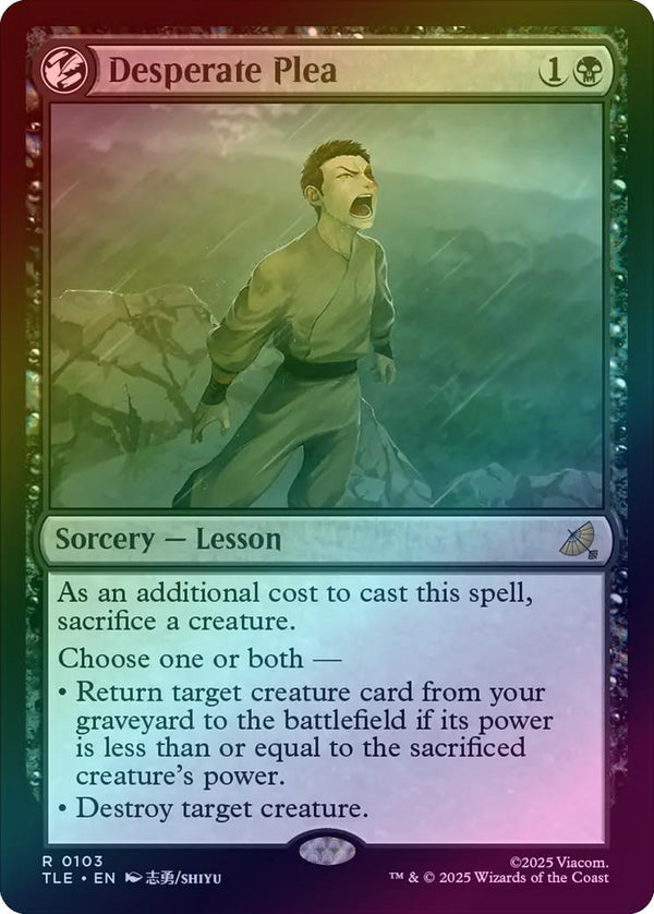Desperate Plea (Foil) (TLE)