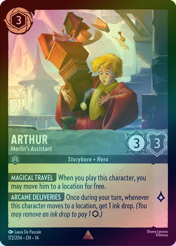 Arthur (Merlin's Assistant) - 172/204 - Rare (Foil)