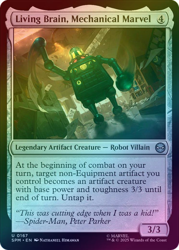 Living Brain, Mechanical Marvel (Foil) (SPM)