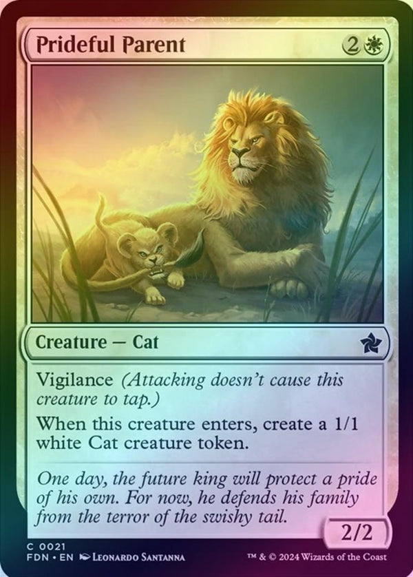 Prideful Parent (Foil) (FDN)
