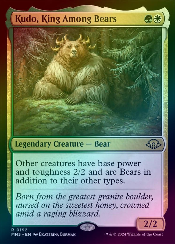 Kudo, King Among Bears (Foil) (MH3)