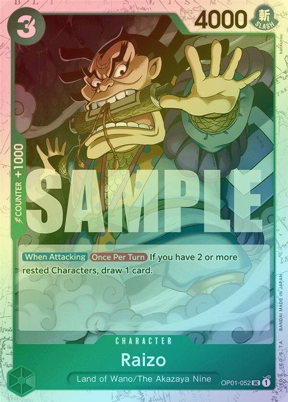 Raizo (Jolly Roger Foil) - OP01-052 - Uncommon