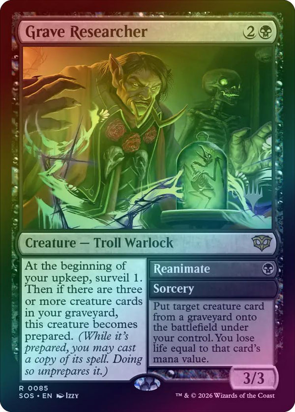 Grave Researcher // Reanimate - Promo Pack (Foil) (PSOS)