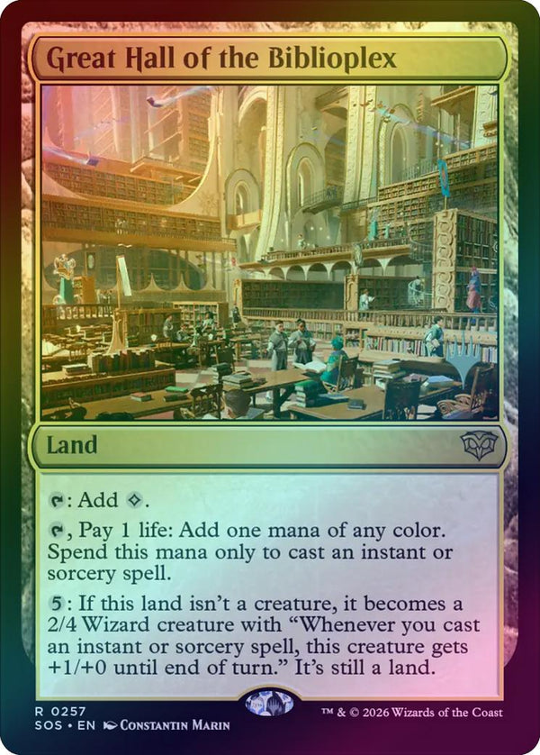 Great Hall of the Biblioplex - Promo Pack (Foil) (PSOS)