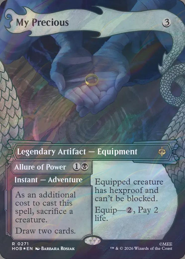 My Precious // Allure of Power - Dragon Hoard Frame (Surge Foil) (HOB) (Pre-Order)