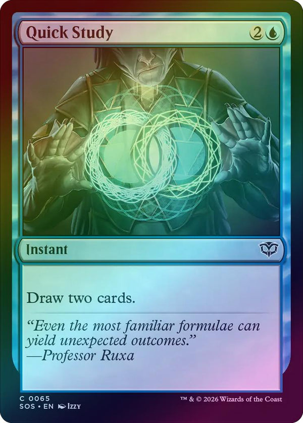 Quick Study (Foil) (SOS)