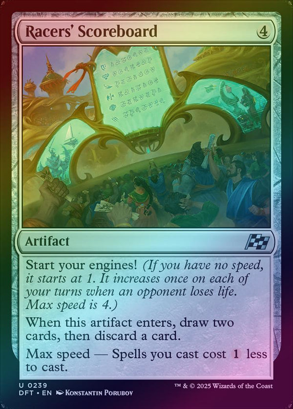 Racers' Scoreboard (Foil) (DFT)
