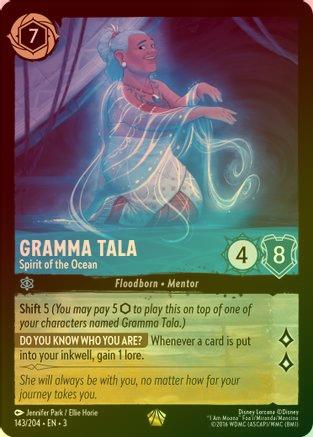 Gramma Tala (Spirit of the Ocean) - 143/204 - Legendary (Foil)