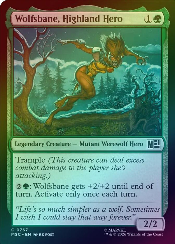 Wolfsbane, Highland Hero (Foil) (MSC)