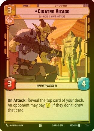 Cikatro Vizago - Business is What Matters (Foil) - 728 - Uncommon (Foil)