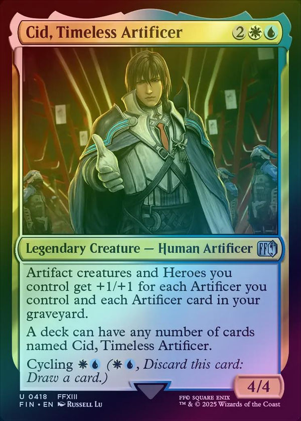 Cid, Timeless Artificer (418) (Foil) (FIN)