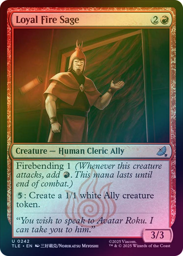 Loyal Fire Sage (Foil) (TLE)