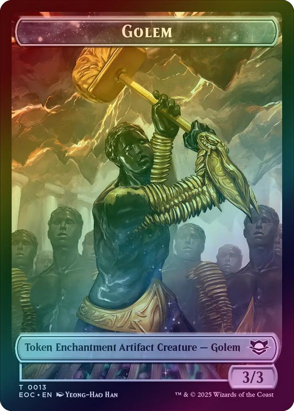 Shapeshifter // Golem (013) Token (Foil) (TEOC)